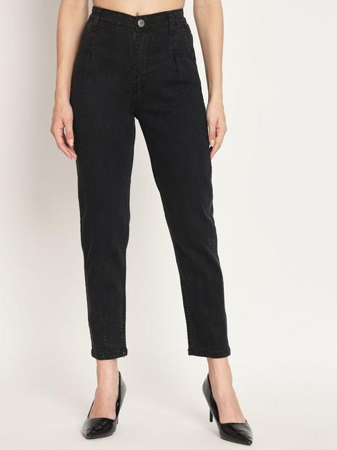 angelfab-black-cotton-slim-fit-high-rise-jeans