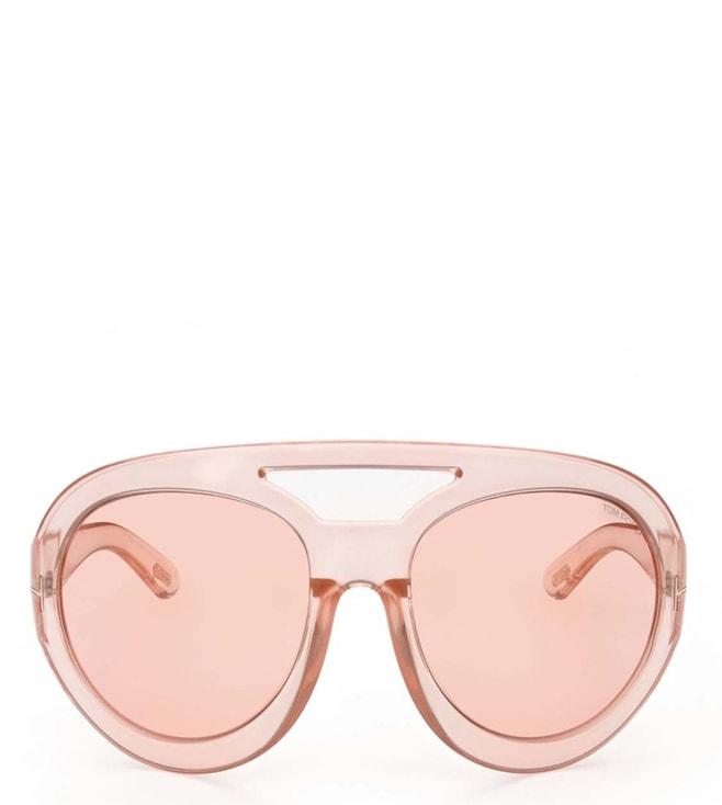 Tom Ford FT08866872Y Pink Oval Sunglasses for Women