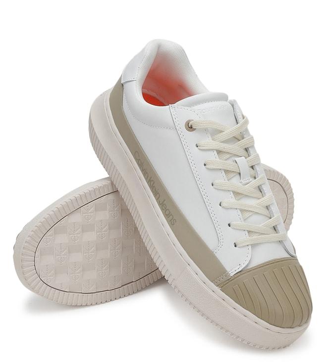 calvin-klein-jeans-men's-white-&-eggshel-sneakers