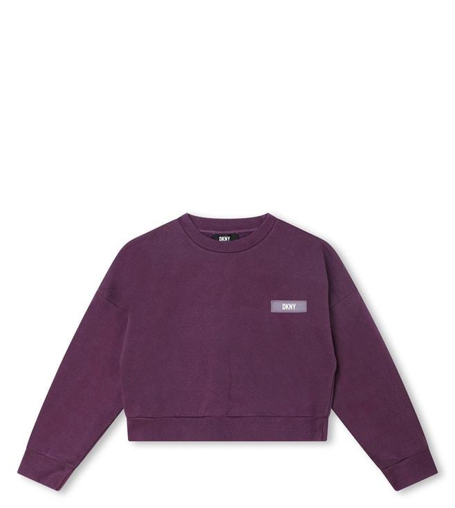 dkny-kids-violet-logo-regular-fit-sweatshirt