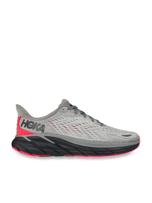 Hoka Women's Clifton 8 Grey Running Shoes