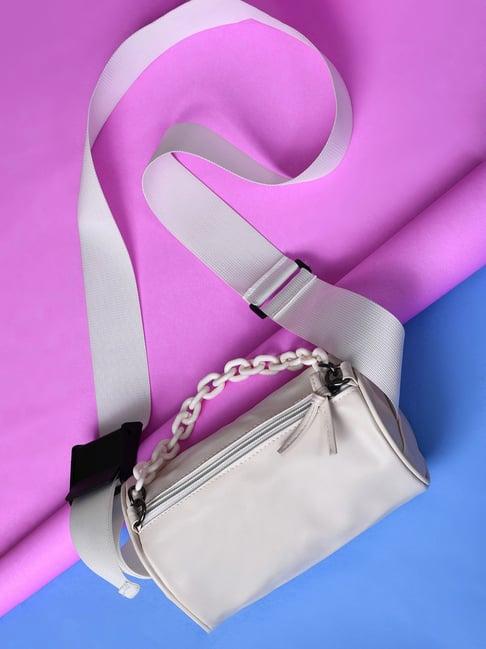 hautesauce-white-medium-duffel-bag