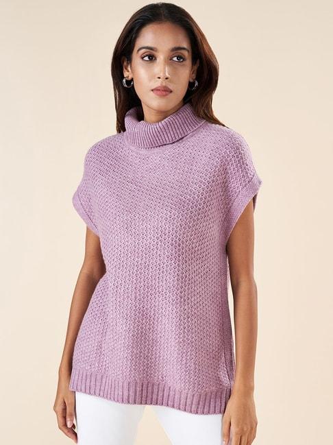 akkriti-by-pantaloons-purple-self-pattern-sweater