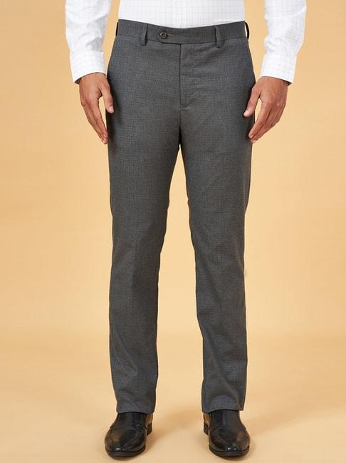byford-by-pantaloons-dark-grey-slim-fit-trousers