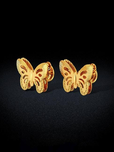 Joyalukkas 22k Gold Gleam Stud Earrings for Women