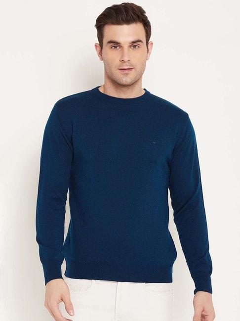 okane-navy-regular-fit-sweater