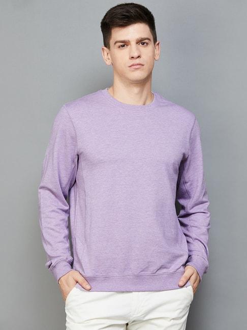 Code by Lifestyle Lilac Regular Fit Sweatshirt