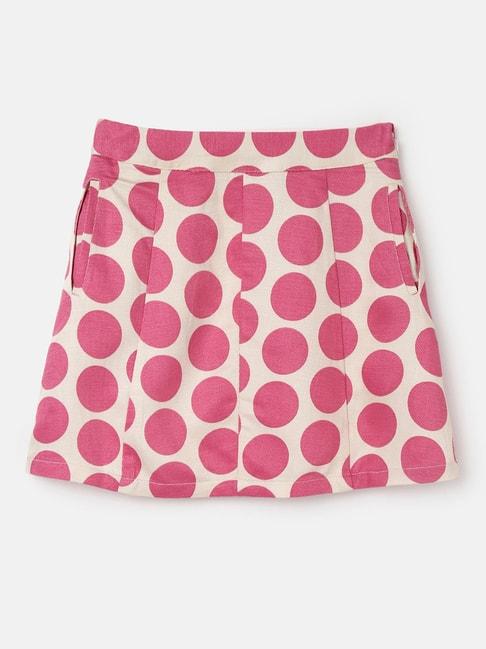 United Colors of Benetton Kids Girl's Polka Dot Regular Fit Skirt