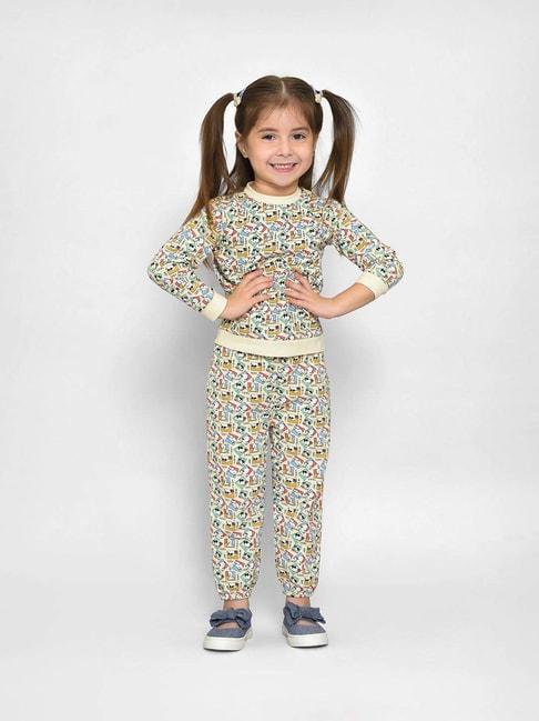 MiArcus Kids PEANUTS JOE Multicolor Printed Full Sleeves Sweatshirt Set