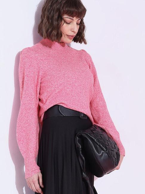 vero-moda-pink-regular-fit-pullover
