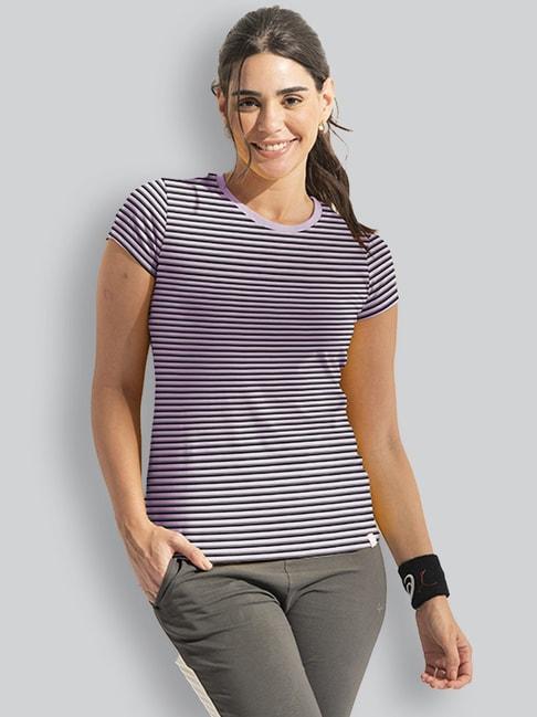 lyra-violet-cotton-striped-t-shirt