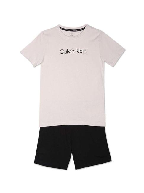calvin-klein-jeans-kids-white-&-black-cotton-logo-t-shirt-set