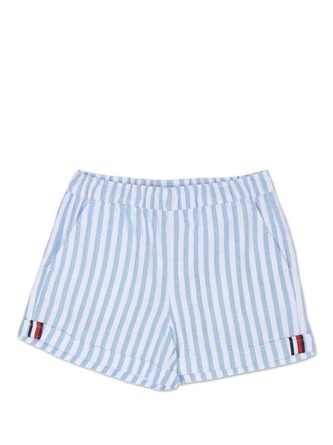 tommy-hilfiger-kids-blue-&-white-cotton-striped-shorts