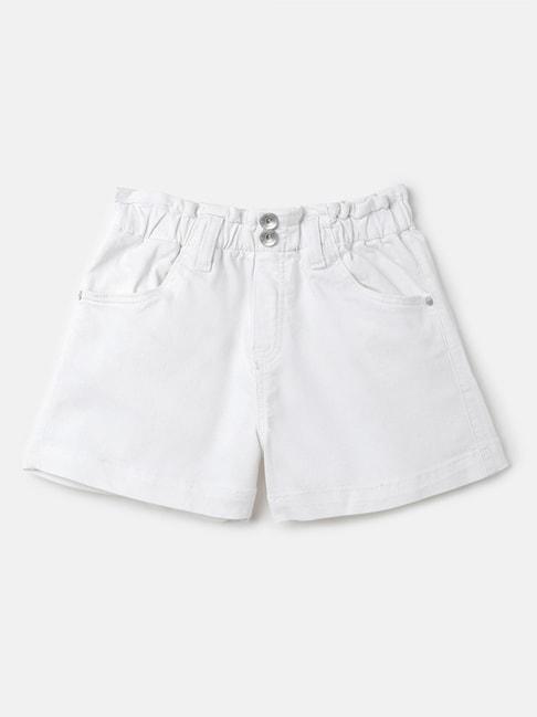united-colors-of-benetton-kids-white-solid-shorts