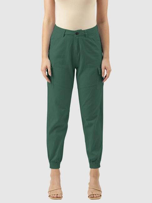 IVOC Green Cotton Trousers