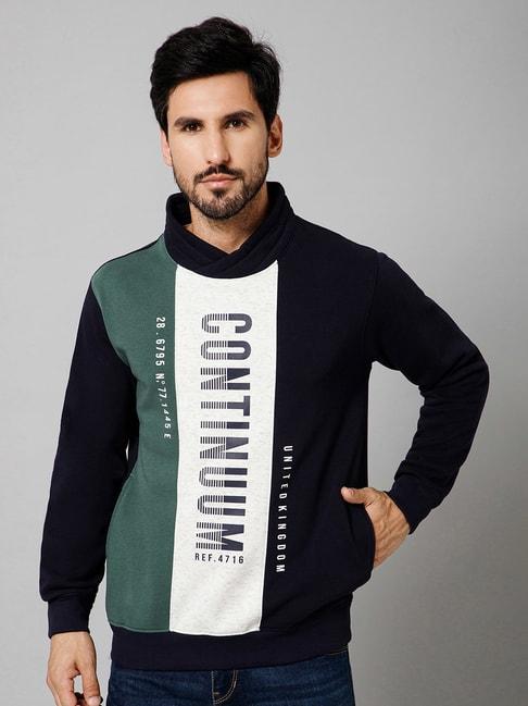 cantabil-multicolor-regular-fit-printed-high-neck-sweatshirt