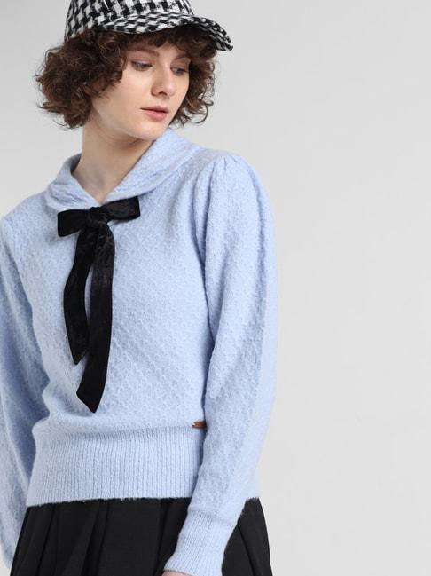 only-light-blue-regular-fit-sweater