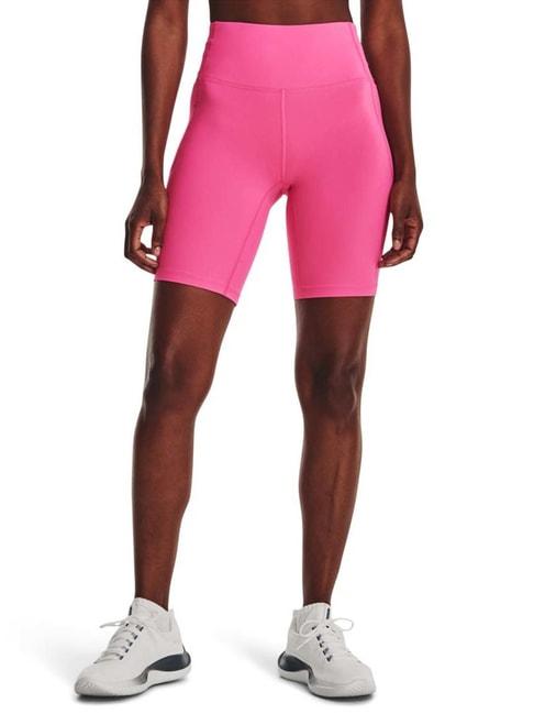 under-armour-pink-high-rise-sports-shorts