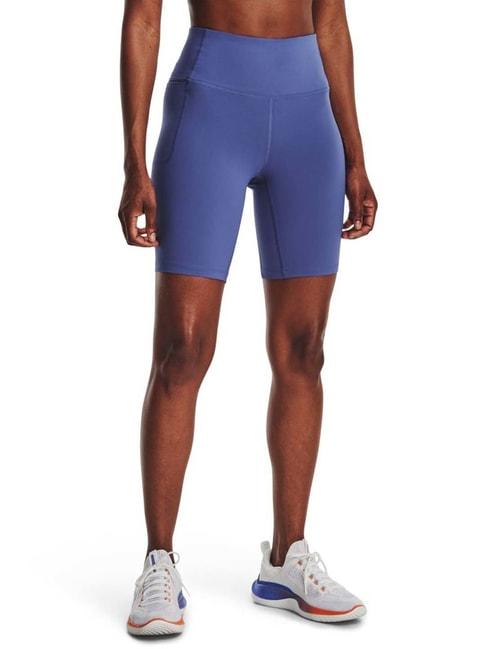 UNDER ARMOUR Blue High Rise Sports Shorts