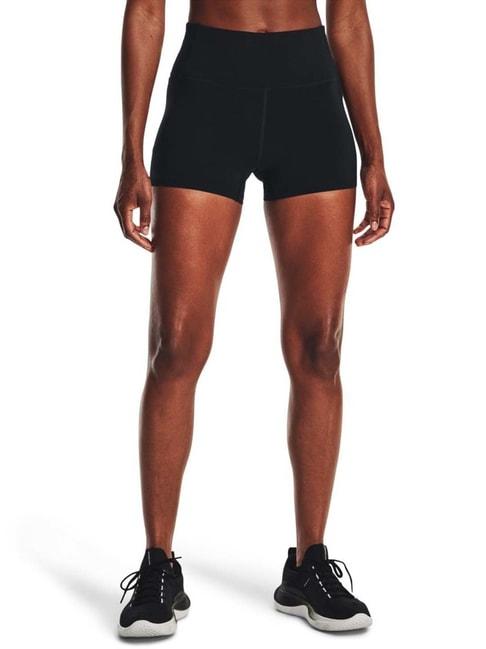 UNDER ARMOUR Black High Rise Sports Shorts