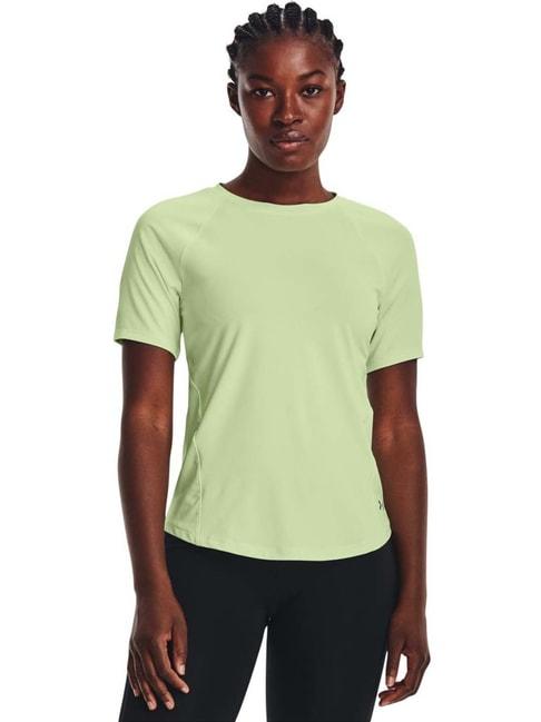 UNDER ARMOUR Green Logo Print Sports T-Shirt