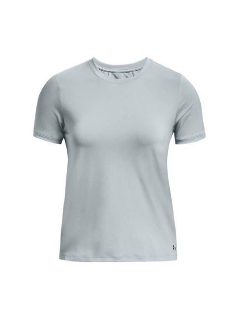 UNDER ARMOUR Grey Logo Print Sports T-Shirt