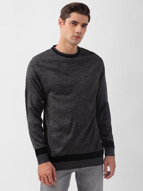 Peter England Grey Regular Fit Sweater