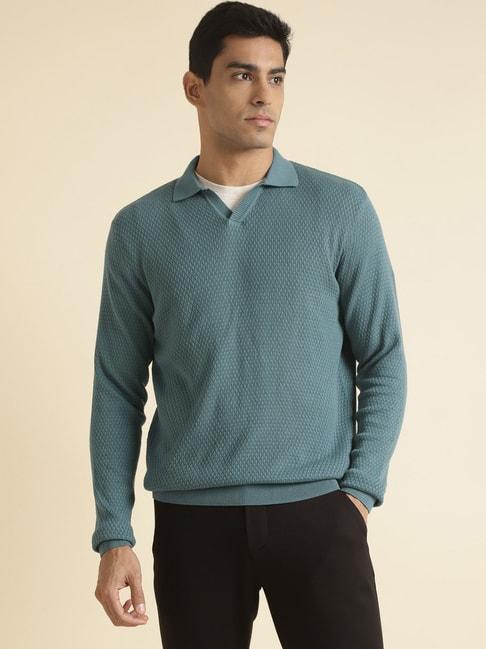 andamen-blue-regular-fit-self-design-cotton-sweater