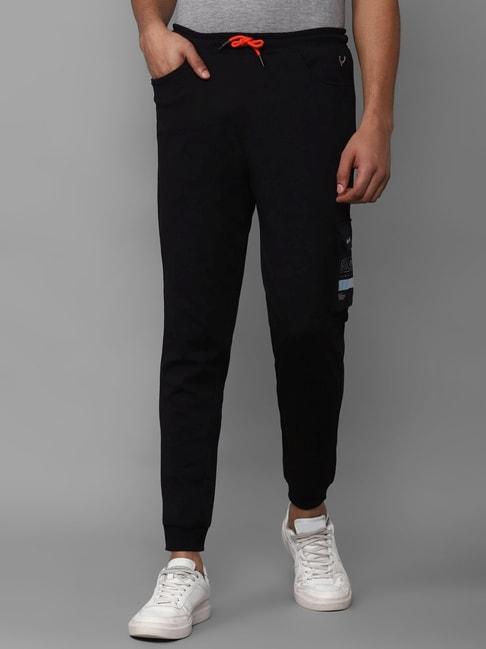 allen-solly-black-cotton-slim-fit-printed-joggers-pants