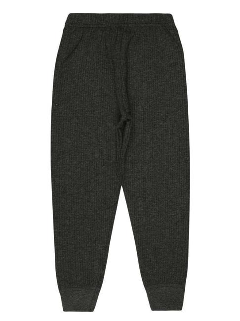 Bodycare Kids Charcoal Grey Cotton Regular Fit Thermal Pants