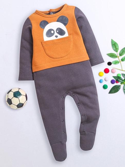 nino-bambino-kids-brown-&-orange-printed-full-sleeves-romper