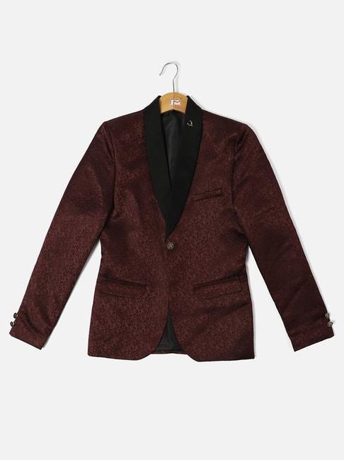 allen-solly-junior-brown-embroidered-full-sleeves-blazer