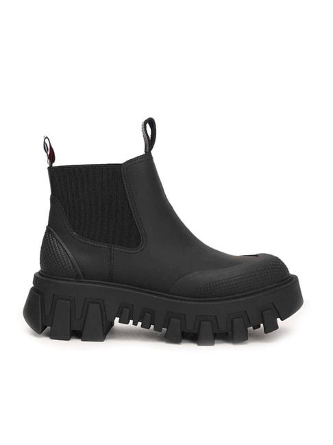 tommy-hilfiger-women's-black-chelsea-boots