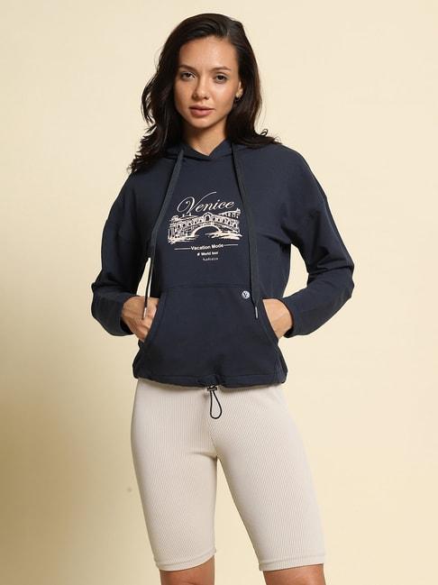 van-heusen-navy-printed-sports-hoodie