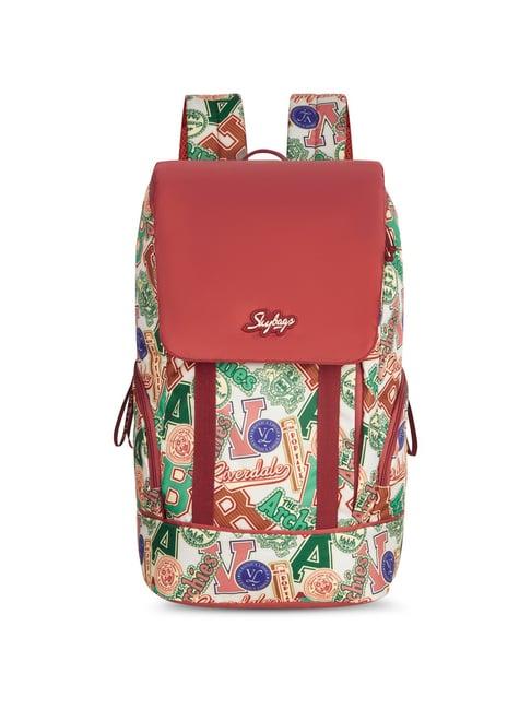 skybags-archies-01-red-polyester-printed-laptop-backpack---22-ltrs