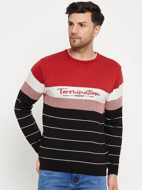 duke-multicolored-regular-fit-colour-block-sweater