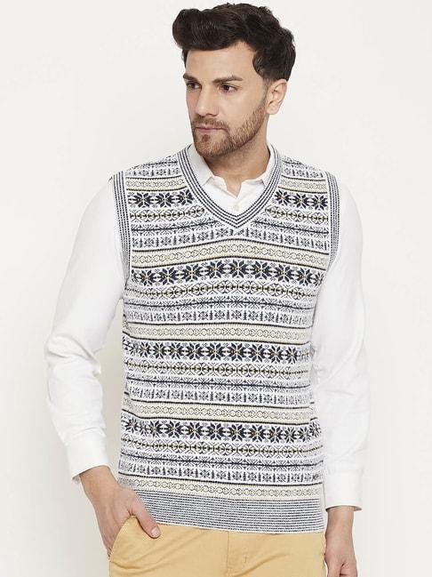 duke-denim-blue-regular-fit-self-pattern-sweater