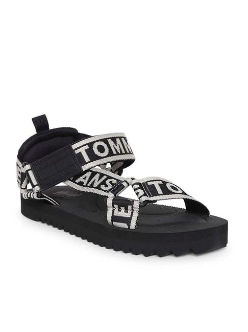 tommy-hilfiger-women's-black-floater-sandals