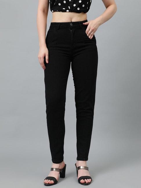 Kotty Black Slim Fit High Rise Jeans