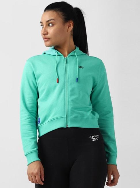 reebok-green-cotton-printed-sports-hoodie