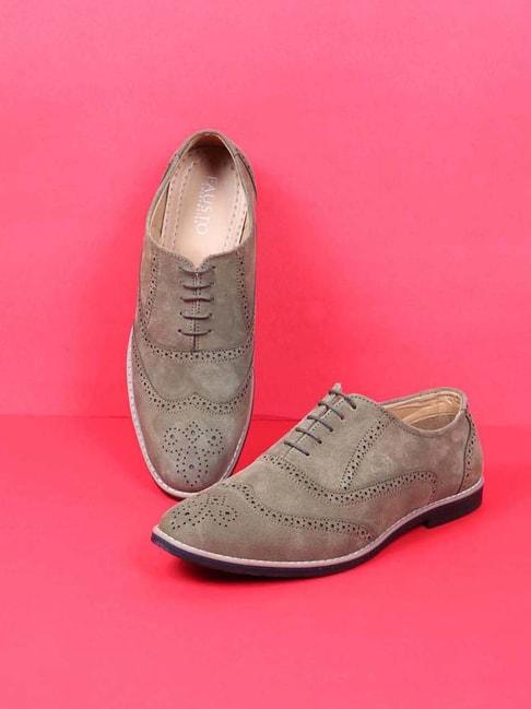 fausto-men's-olive-brogue-shoes