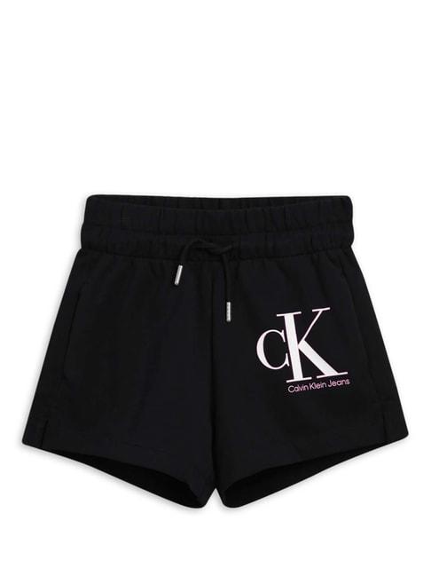calvin-klein-jeans-kids-pitch-black-cotton-logo-shorts