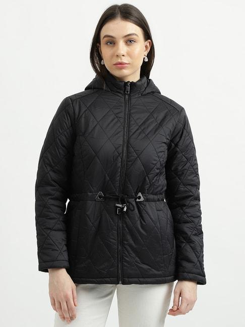 United Colors of Benetton Black Hooded Jacket
