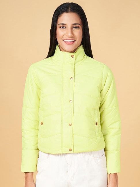 Honey by Pantaloons Green Comfort Fit Puffer Jacket