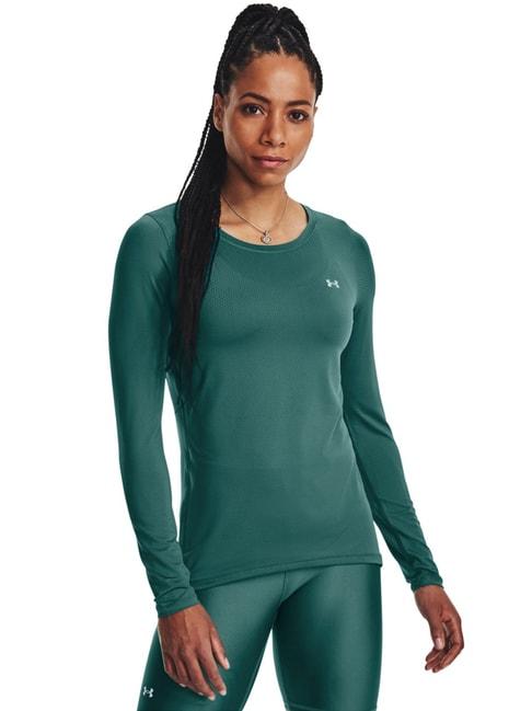 UNDER ARMOUR Green Slim Fit Sports T-Shirt