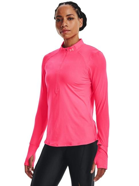 UNDER ARMOUR Pink Slim Fit Sports T-Shirt