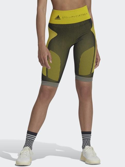 adidas Green Self Pattern Sports Shorts