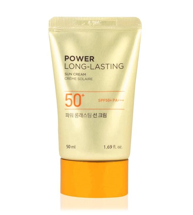 The Face Shop Power Long-Lasting SPF 50+ Tinted Suncream for UV A & UV B - 5 gm