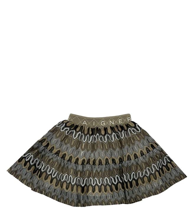 Aigner Kids Multi Knitted Comfort Fit Skirt