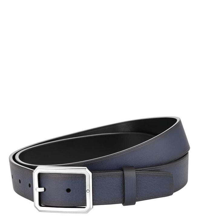 Montblanc Black & Blue Reversible Belt
